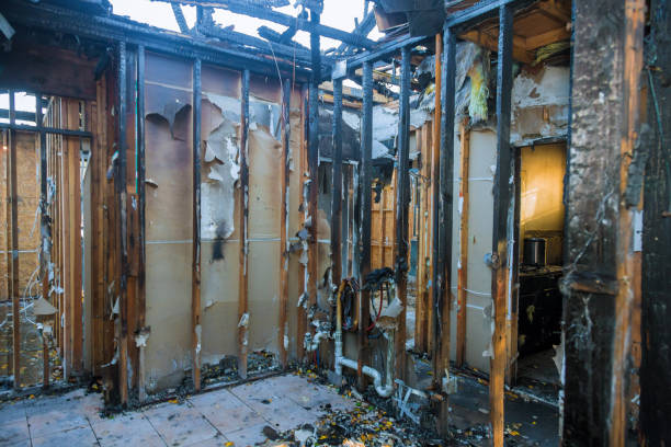 Professional Smoke Damage Restoration technician working in Parkville, MD